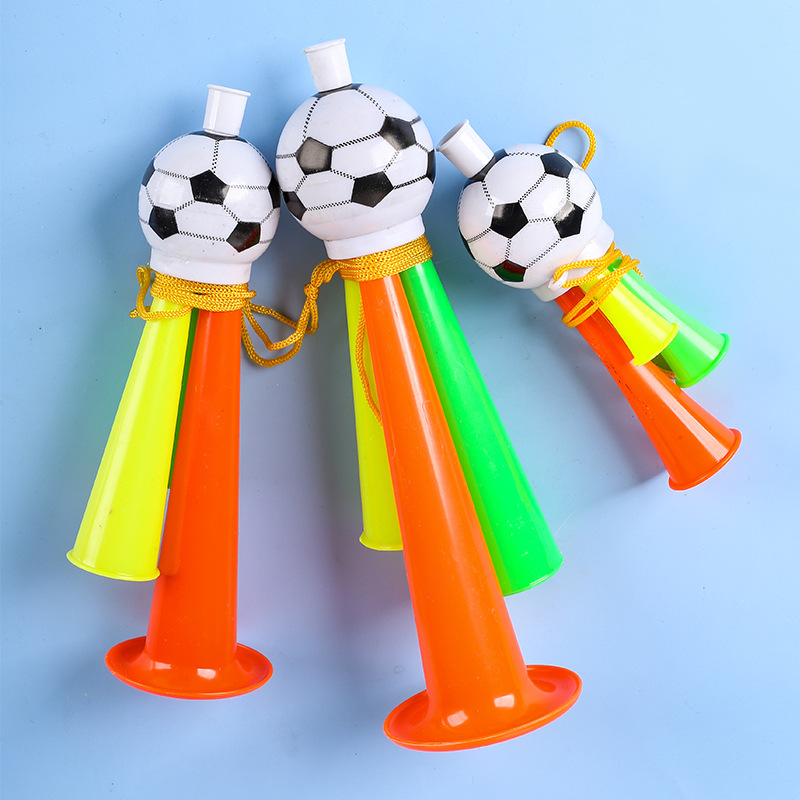 Ball game cheer toys football horn concert Horn fans pull sports horn double tone small horn whistle