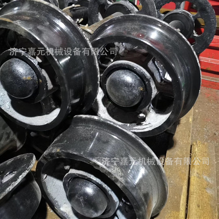 Multi-Specification 350mm Cast Steel Mine Wheels Solid Hollow Fixed Track Wheels Mine Wheel Pairs for Coal Mines