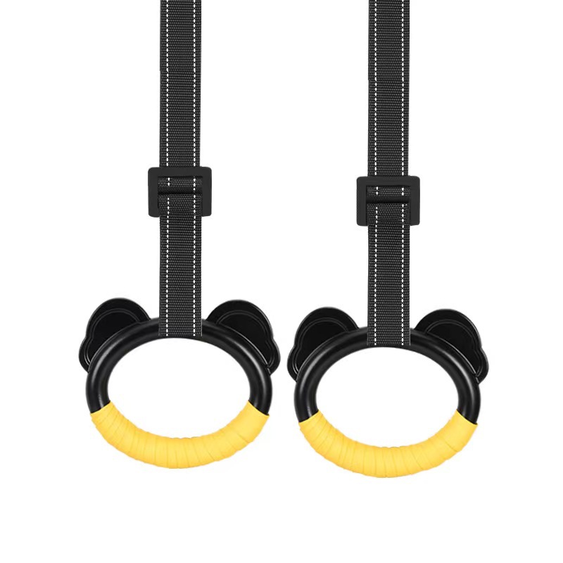 Children's rings gymnastics trainer Sports rings fitness home rings sports plastic rings pull-up