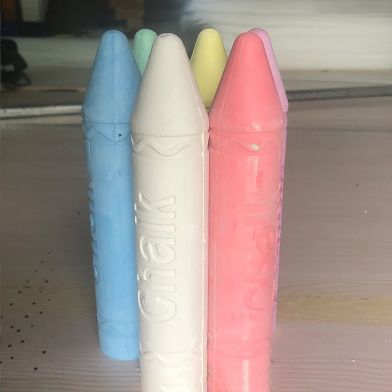 Large Bold Bullet Sidewalk Easy Clean Street Industrial Dust Free Timber Steel Pipe White Color Chalk