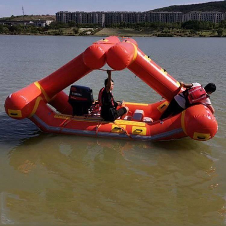Надувная лодка для водных спасательных операций, противонаводнительная лодка, портативная, износостойкая, проколостойкая