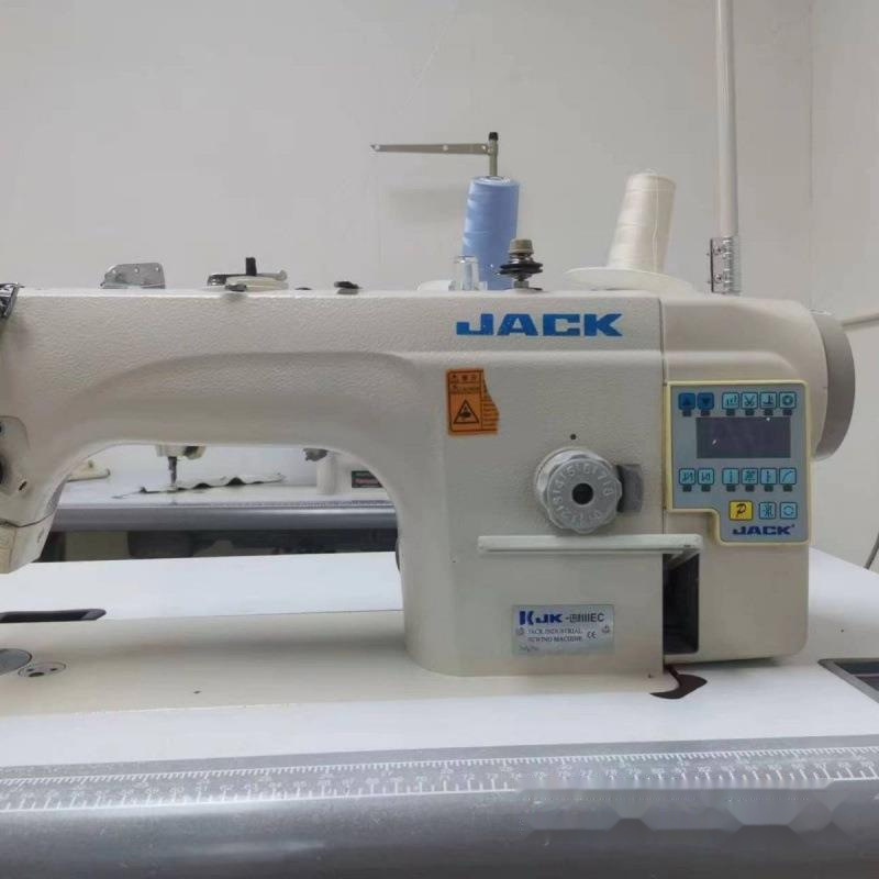 Jack Household Sewing Machine Industrial Computer Direct Drive Flatbed Fully Automatic Thread Trimmer 80% New Complete Set Free Shipping