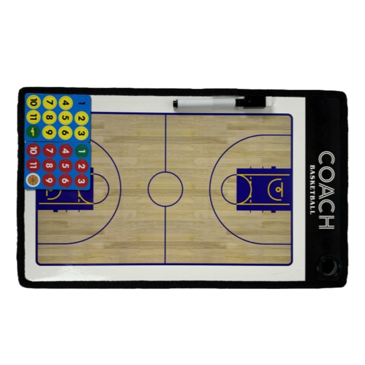Factory sales tactical board 2.5 folding football tactical teaching this basketball zipper bag aluminum alloy coach this with magnetic