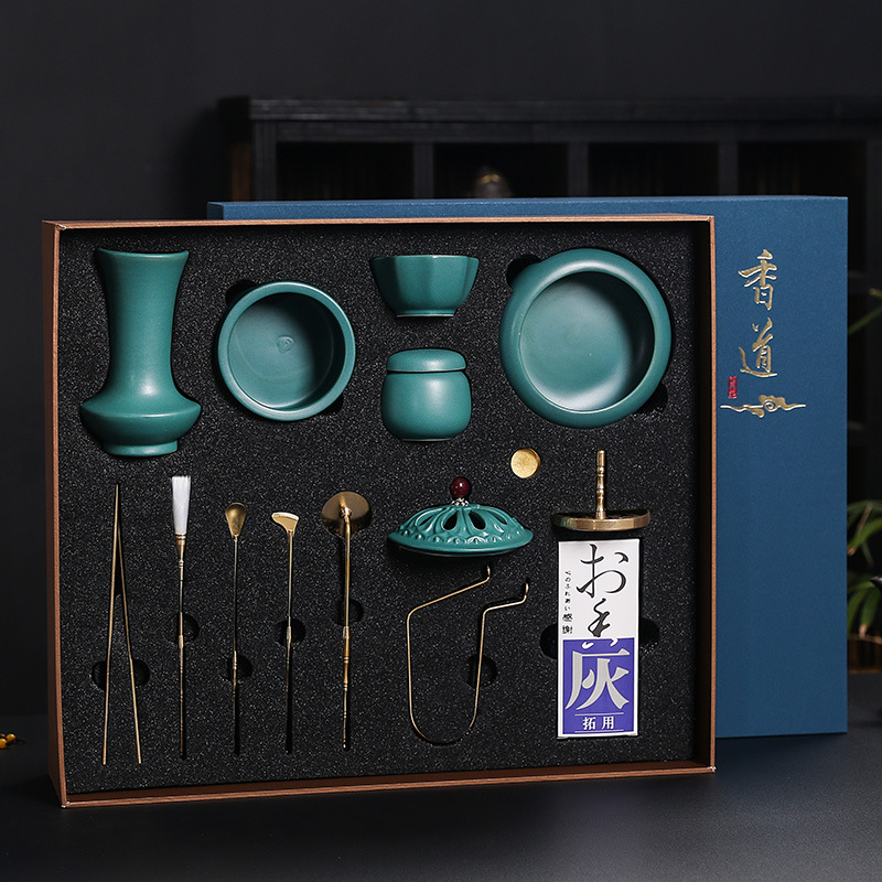 Entry incense suit gift box incense seal tool incense tool incense seal mold incense hand gift LOGO printing