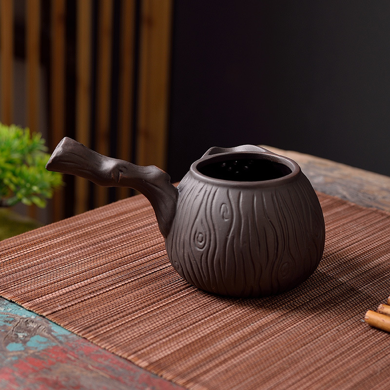 Gansu Pot Tea Boiling Teaware Boiling Teapot Chaozhou Kung Fu Tea Boiling Teapot Tea Pot Purple Sand Dense Filter Hole Pot
