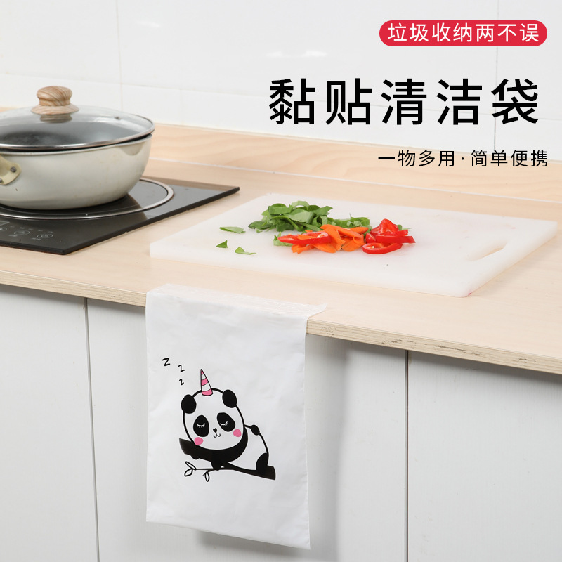 Disposable Car Trash Bags, Adhesive Car Trash Can, Storage and Cleaning Bags, Creative Car Hanging Type