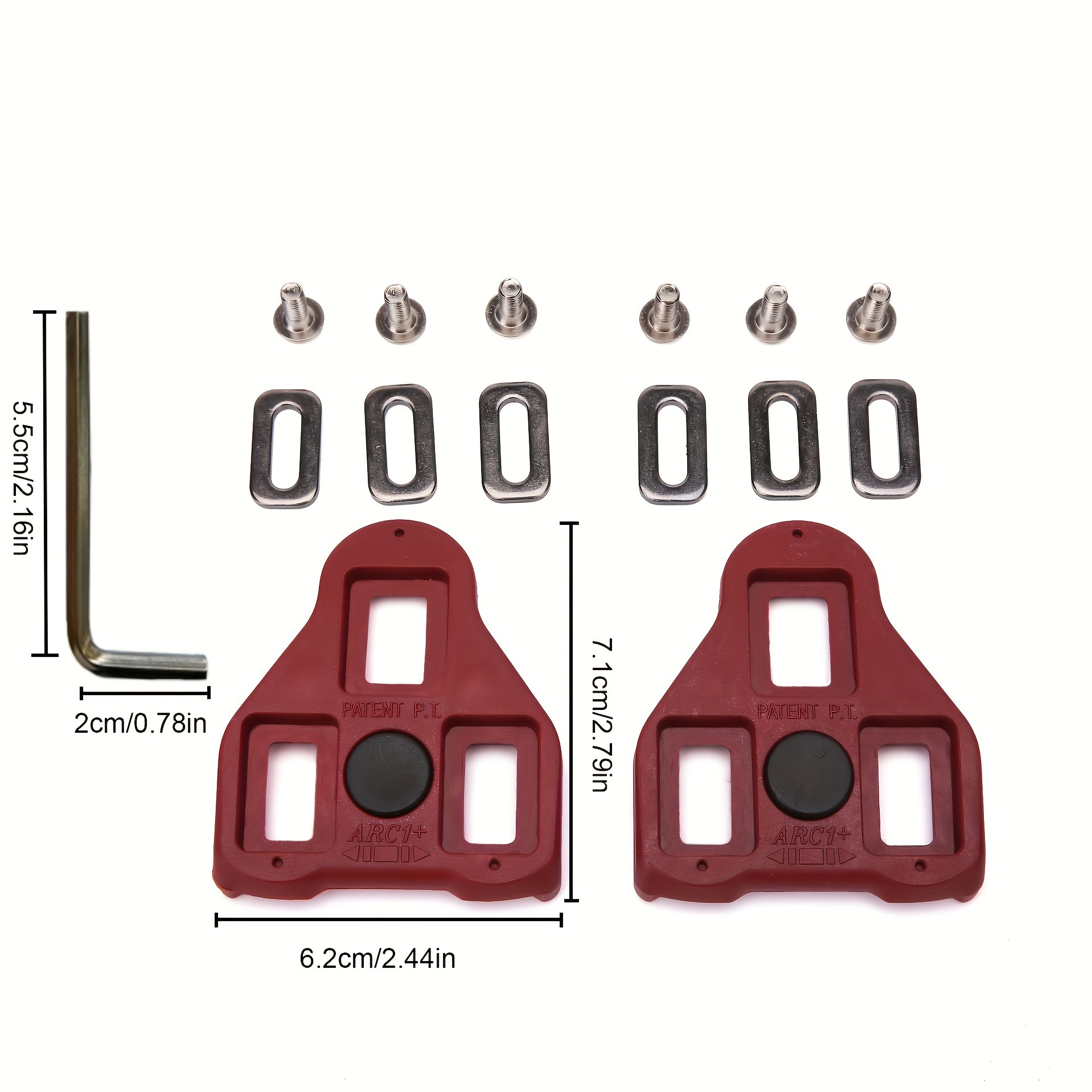 Mountain bike shoes lock plate compatible with SPD system road bike shoes lock shoe cleat accessories LOOK lock plate