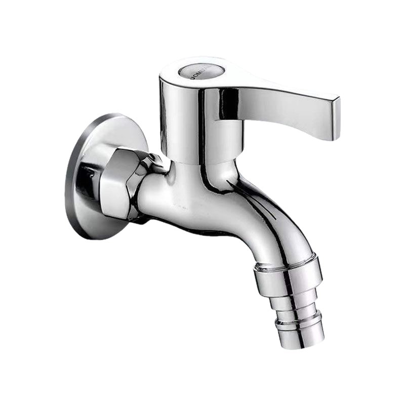 Zinc alloy copper washing machine faucet household balcony bathroom pointed mouth single cold 4 points washing machine mop pool faucet