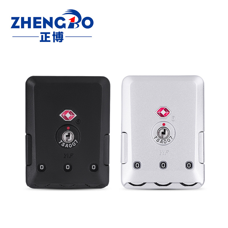 Горячая продажа модный таможенный замок tsa16138B алюминиевый коробка парольный замок для чемодана таможенный пароль