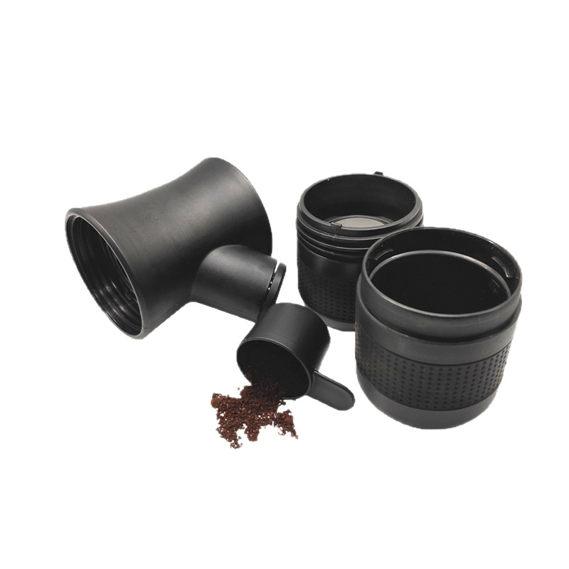 Mini Hand-Pressed Coffee Machine 8201 Is Easy to Carry in Volume and Comes with a Non-Slip Coffee Drinking Cup