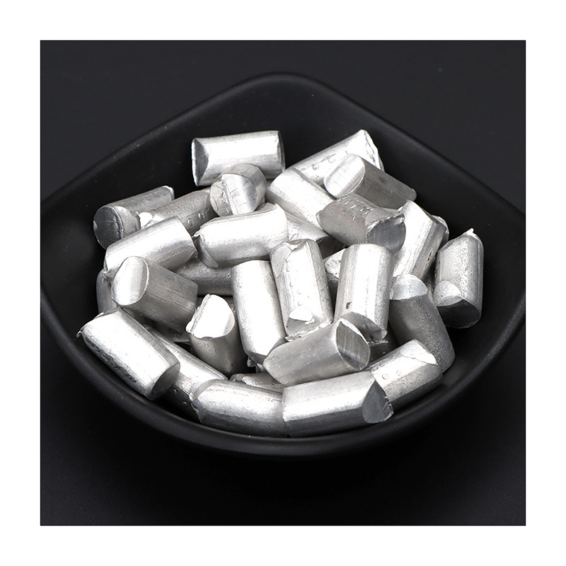 Deoxidized Aluminum Granules, Aluminum Ingots, Aluminum Balls, Aluminum Particles Al>99.7% Aluminum Granules Diameter 2*2Mm3*3Mm High Purity Aluminum Granules Aluminum Blocks