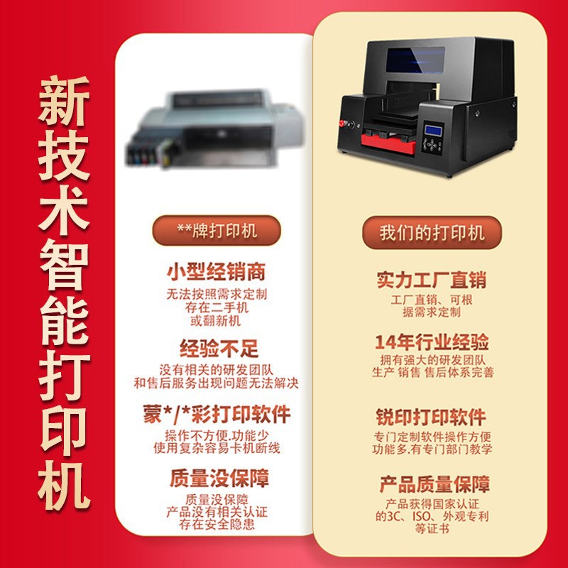 UV printer acrylic 3D relief packaging gift box printing machine clothing offset hot stamping printing machine