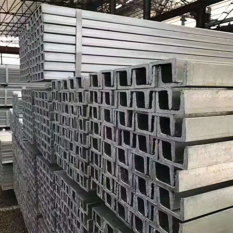 Manufacturer Wholesale Q235B Groove Steel Equipment Structure Groove Steel No. 5 Groove Steel Steel Beam National Non-Standard Galvanized Groove Steel Groove Iron