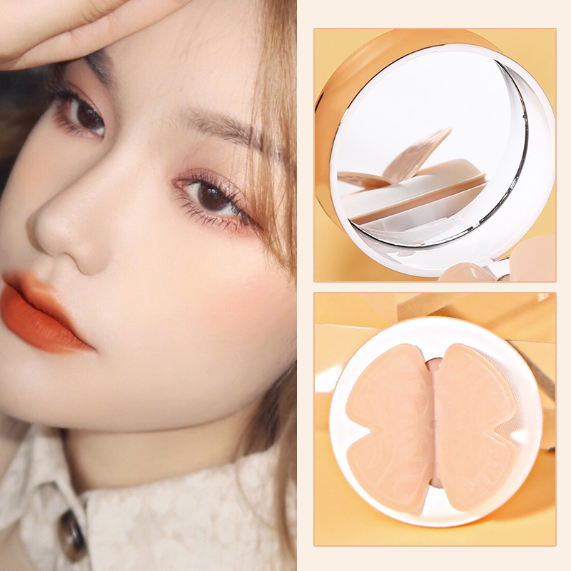 Yiluoyi butterfly air cushion BB cream Liangda mushroom air cushion concealer isolation moisturizing student cosmetics air cushion