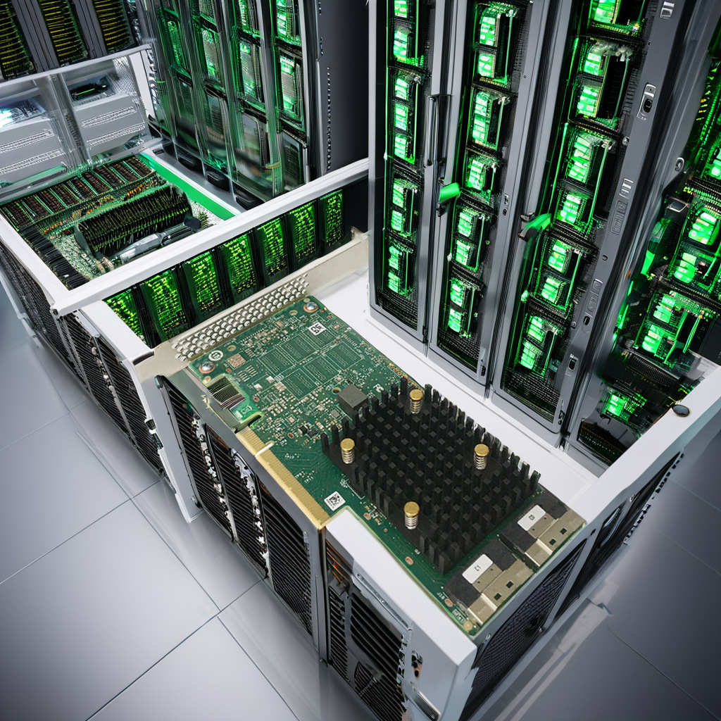 Original Lsi 12Gb 16-Port Pcie Gen 4.0 Hba Card 9500-16I for Sas Computer Zero