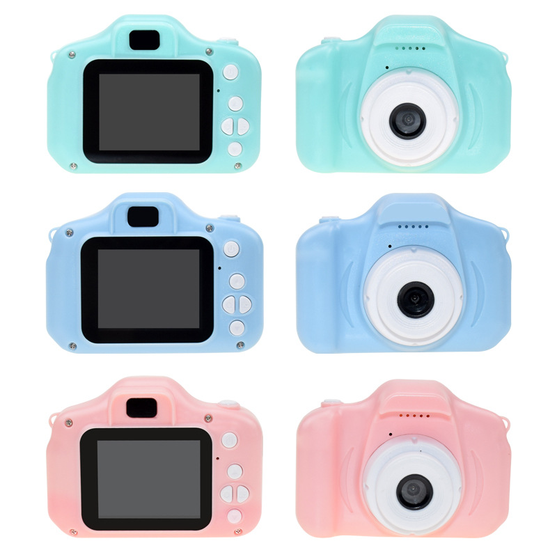 X2 Hd Kidsren's Digital Camera Cartoon Camera Cross-Border Portable Slr Camera Gift Toy Manufacturer Wholesale