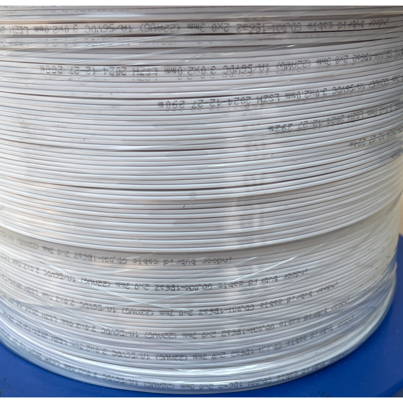 Optical Fiber Cable 22Awg 300m Indoor Leather Cable Photoelectric Integrated Composite Cable Flat Cable 1430Gdjxh-1B6A2