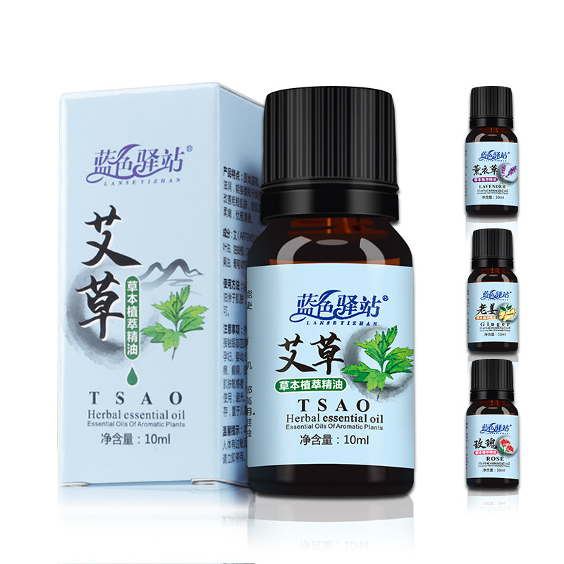 Mugwort Essential Oil Massage Rose Lavender Plant Scraping Massage Open Back Meridian Body Massage Essential Oil Wholesale