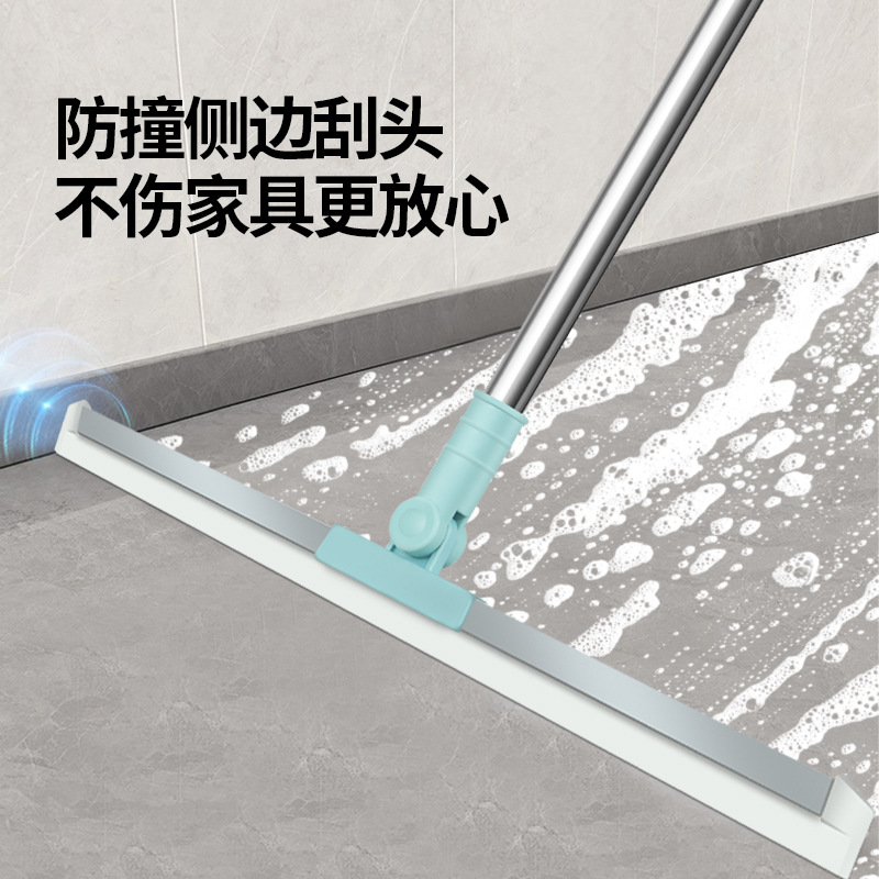 Magic Broom Retractable Silicone Mop Toilet Bathroom Floor Wiper Retractable Large Area Scraper Sweep
