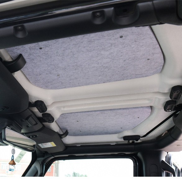 Suitable for Wrangler 0.9-1.2kg Door Four-Door Jeep Insulated Ceiling Without Glue, Traceless Sound Insulation, Thickeneding and No Disassembly