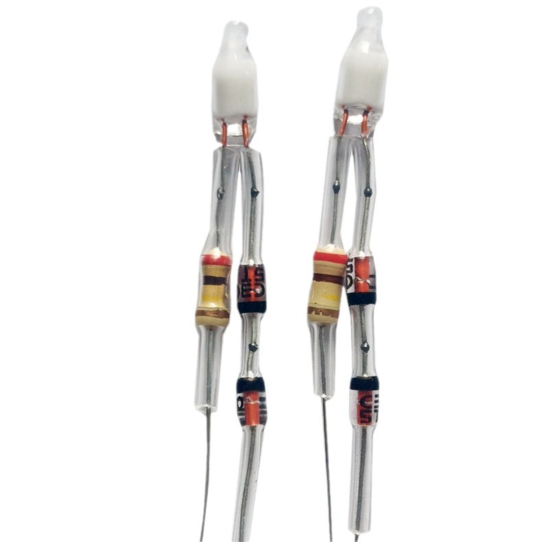 Supply Germanium Lamp Deep Processing NE-2 Germanium Lamp Plus Resistor Bulb 6 * 18 Germanium Lamp Indicator Tantalum Lamp Connected to the Resistor