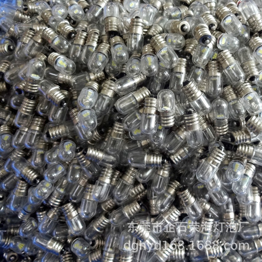 Factory Direct Sales Led Indicator Light Signal Light E10 Bulb E12 Bulb Red/Yellow/Blue/Green/White Warning