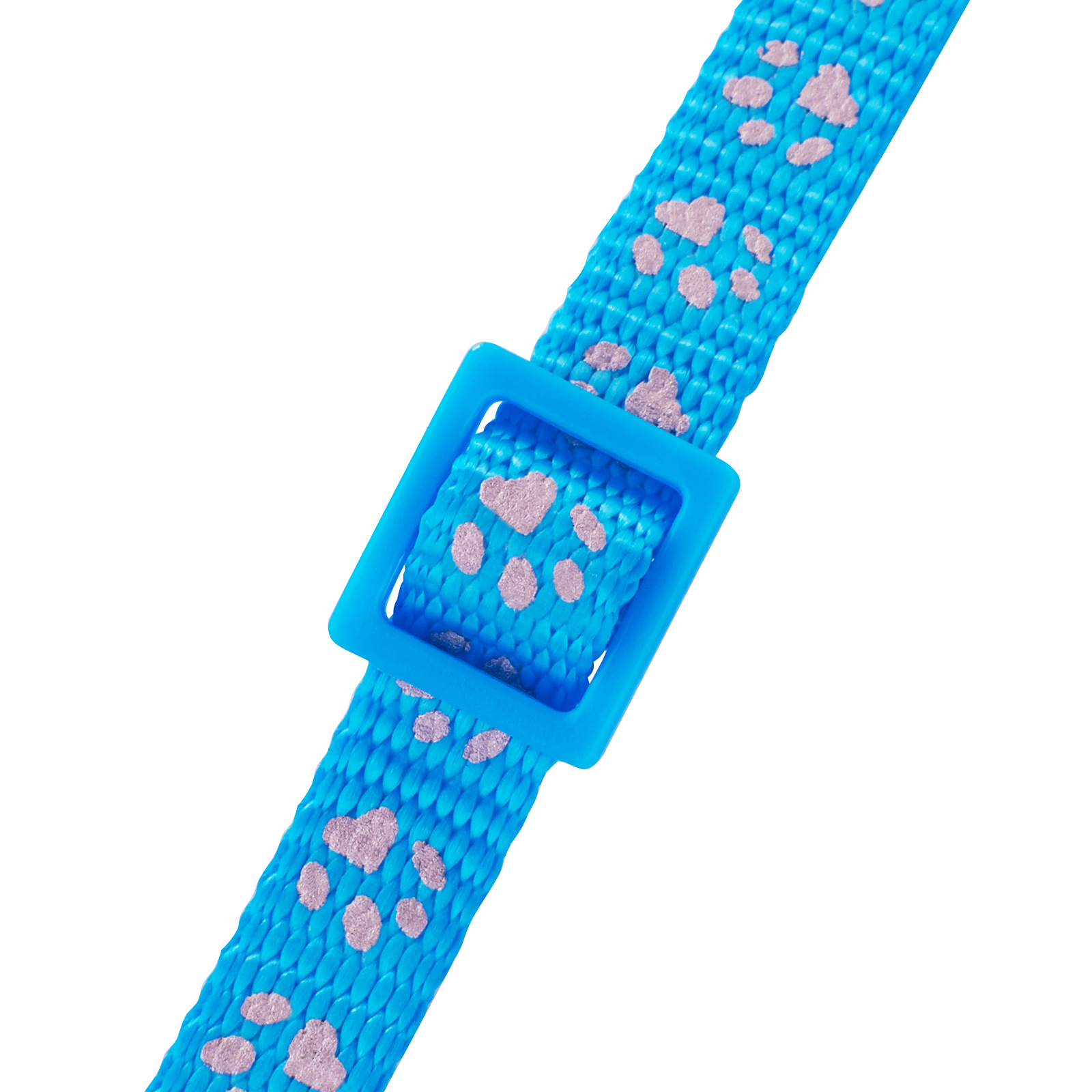 1.0 Collar Reflective Footprint Dog Collar Cat Collar Bell Collar Large Spot Pet Supplies