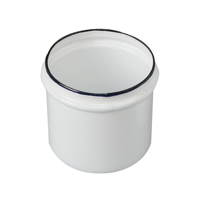 Enamel Ointment Tank, Medical Anti-Iodophor Disinfection Cotton Tank, Alcohol Tank with Lid, Storage Tank, Enamel Tank, Enamel Ointment Tank