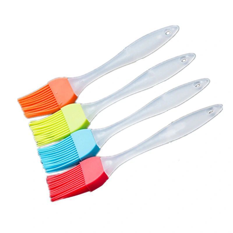 Small Split Transparent Handle Silicone Oil Brush Baking Brush Barbecue Brush Baking Utensils