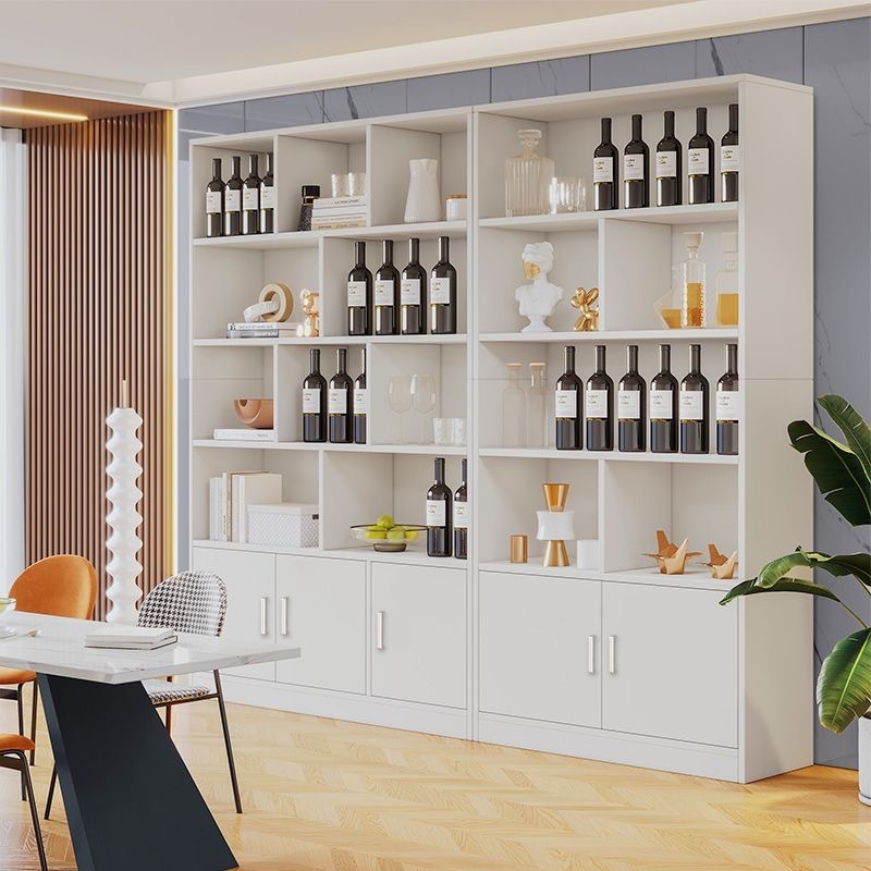 Combination Wine Cabinet Display Cabinet Against the Wall Living Room Display Home Space-Saving Student Bedroom Storage Simple Bookcase