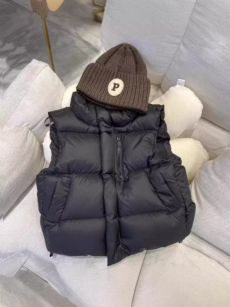 Жилет для девочек на весну и осень, жилет для мальчиков, зимний жилет из хлопка для детей