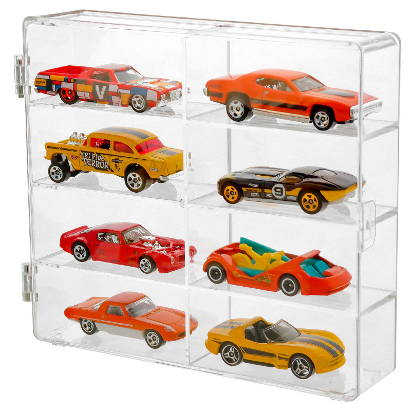 Children's Toys Tomica1:64 Tomica Transparent Collection Rack Hot Wheels Alloy Car Model Storage Box