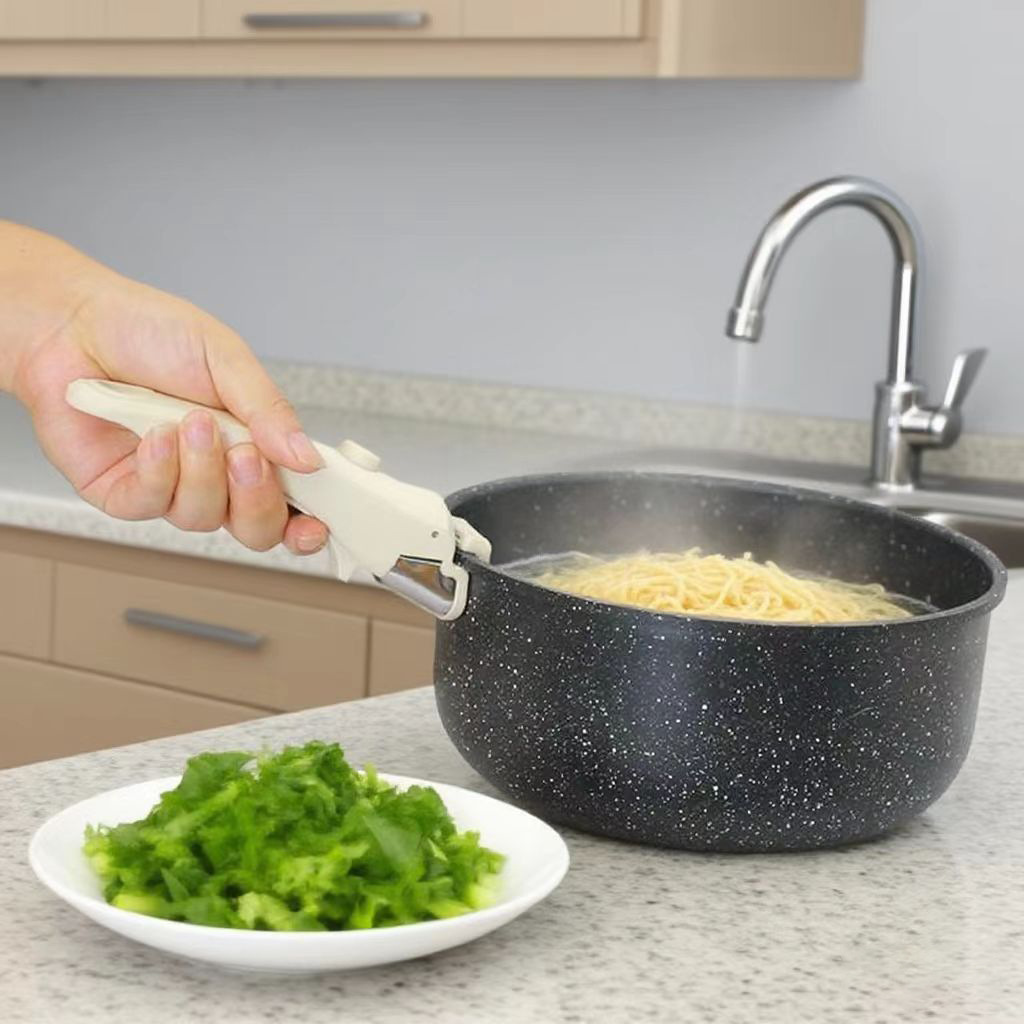 Customizable Detachable Handle, Detachable Pot Handle, Anti-Scalding Clip-On Detachable Handle