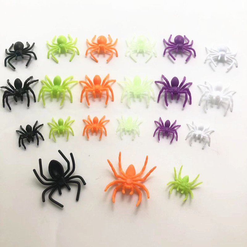 Симуляция маленького паука, пластиковая игрушка, фальшивый паук, Хэллоуин