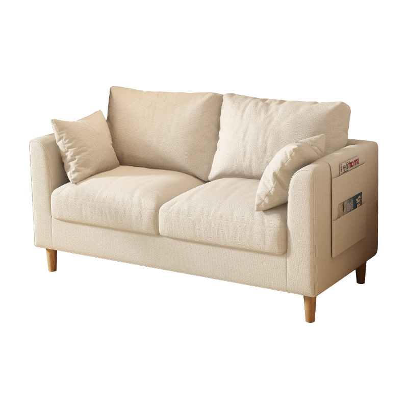 Sofa Small Apartment Nordic Simple Modern Simple Rental House Living Room Bedroom Internet Celebrity Fabric Double Small Sofa