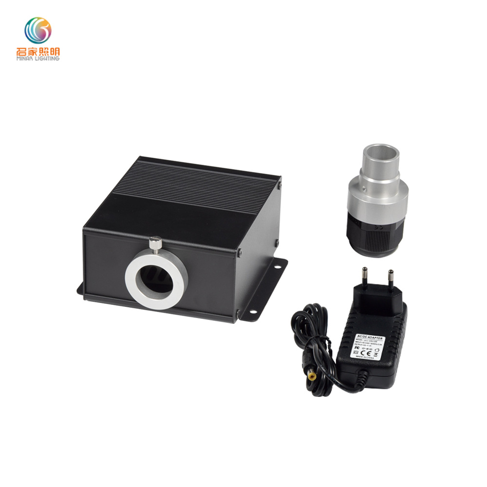 Car Led Colorful Fiber Optic Machine Light Source Programmable with Remote Control Starry Sky Light Source Machine Full Sky Star Light Source Machine