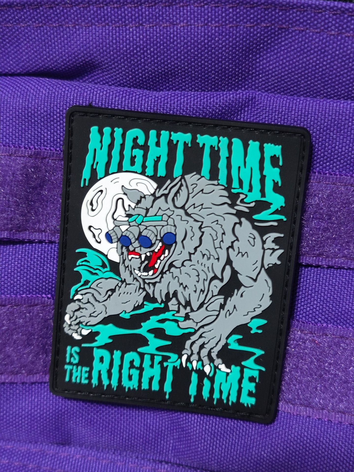 Manufacturers small batch velcro PVC plastic drop morale epaulettes tactical PVC soft rubber armband nylon rubber