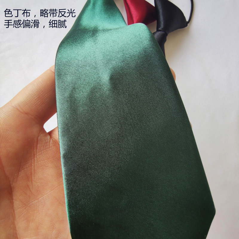 Factory wholesale free small tie solid color short women and children cute decorative casual uniform accessories pullover