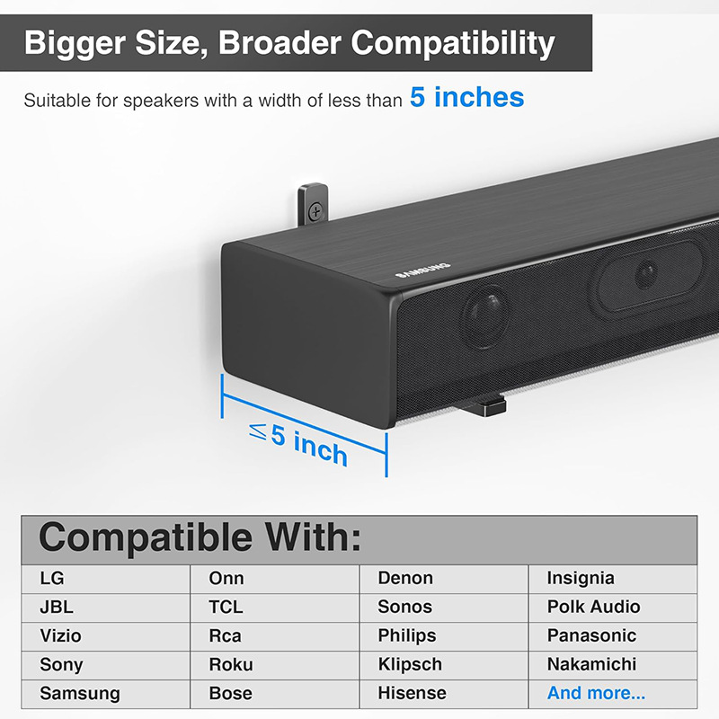 Amazon's Hot-Selling Bar Speaker Wall-Mounted Speaker Metal Bracket. Metal Bracket Metal Audio Bracket