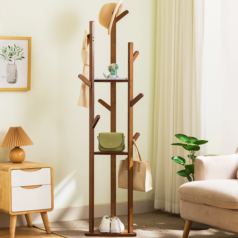 Coat Rack Floor Hanger Household Hanger Hanging Clothes Floor Rack Bedroom Vertical Simple Rack Hanger