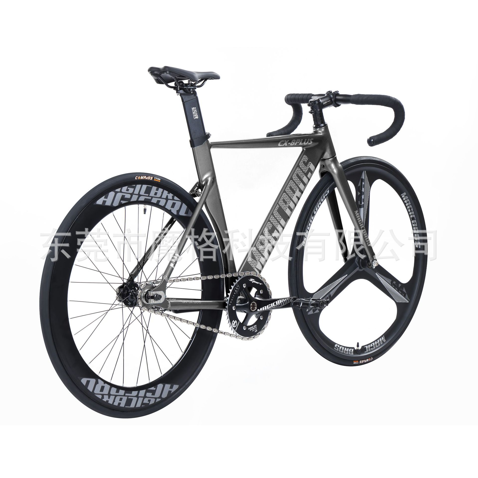 Dead-flying bicycle CX-8Plus curved road dead-flying bicycle 700C dead-flying bicycle reverse brake men's and women's bicycle