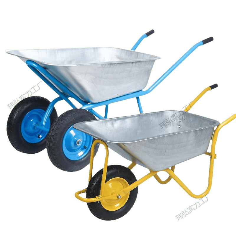 Household Construction Site Single Wheel Trolley Truck Unicycle Agricultural Garden Garbage Trolley Push Sand Truck Soil