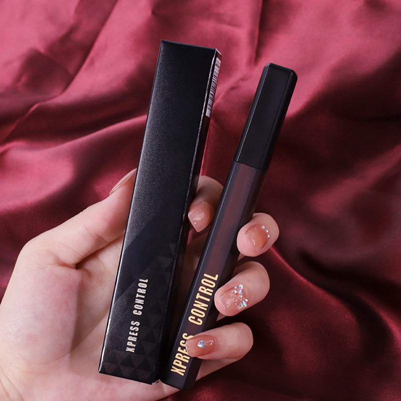 XPRESS black forged velvet matte lip glaze trembles explosions non-stick cup lasting white lip mud lipstick wholesale factory