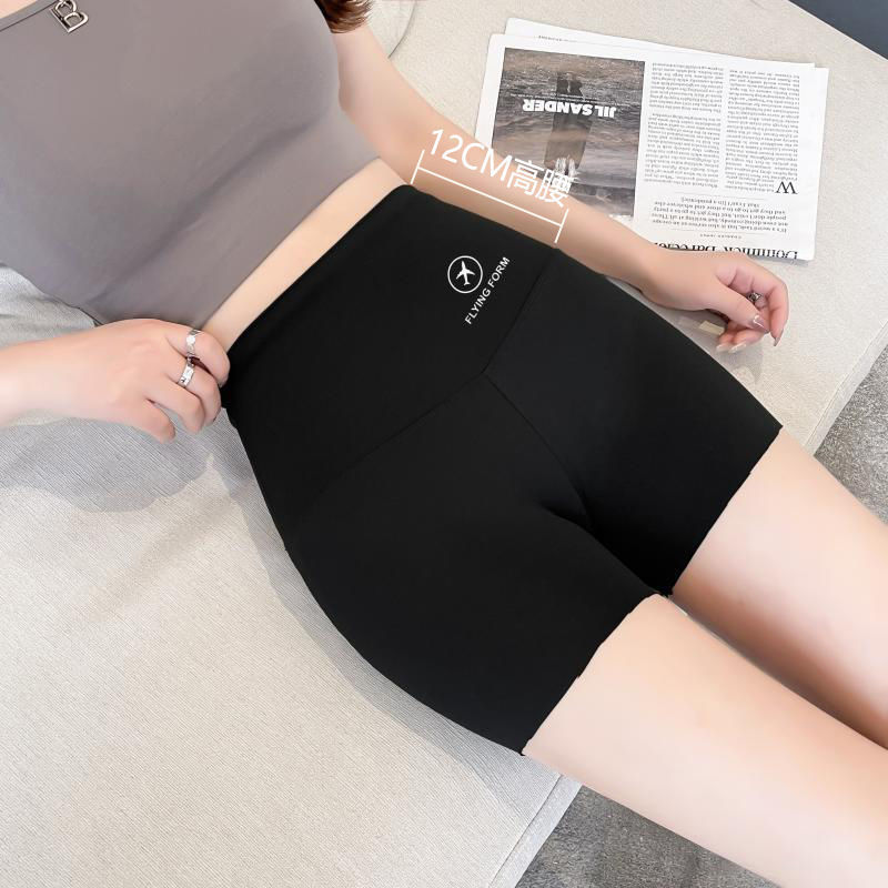 Summer Thin Shark Pants, Tummy-Tightening Butt-Lifting Safety Pants, Anti-Exposure Pull-Up Three-Point Bottoming Safety Shorts