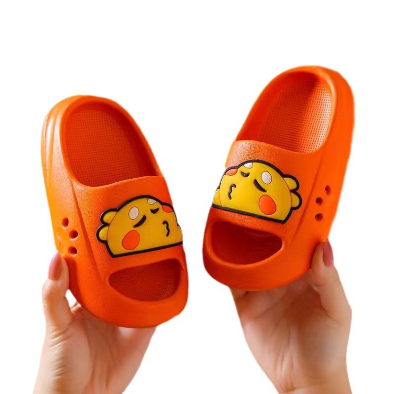 EVA Children's Slippers Cute Cartoon Boys and Girls Baby Children's Bean Shoes Big Children's Parent-Child Summer Slippers