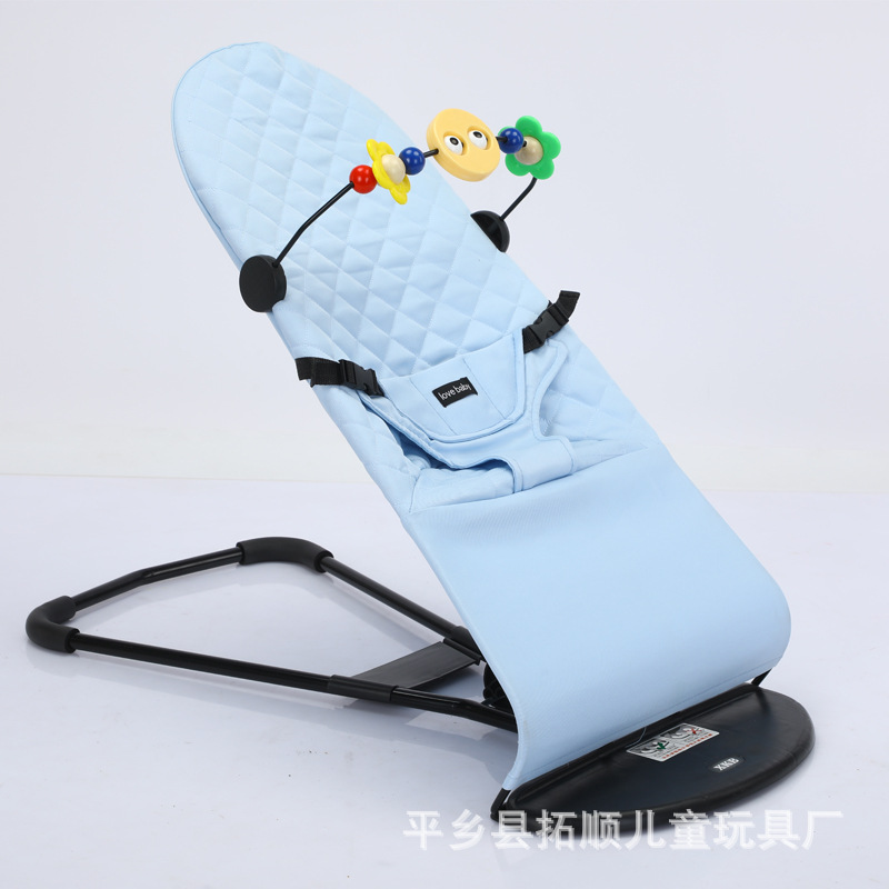 Foldable Multifunctional Baby Soothing Chair, Baby Rocking Chair, Children's Cradle, Baby Recliner