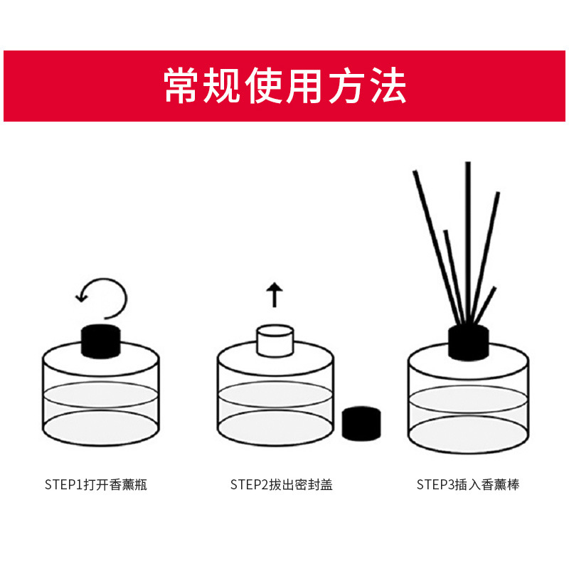 Fireless Aroma Fiber Sticks, Diffuser Strips 3mm Perfume Evaporation Strips, Black and White Aroma Rattan Sticks