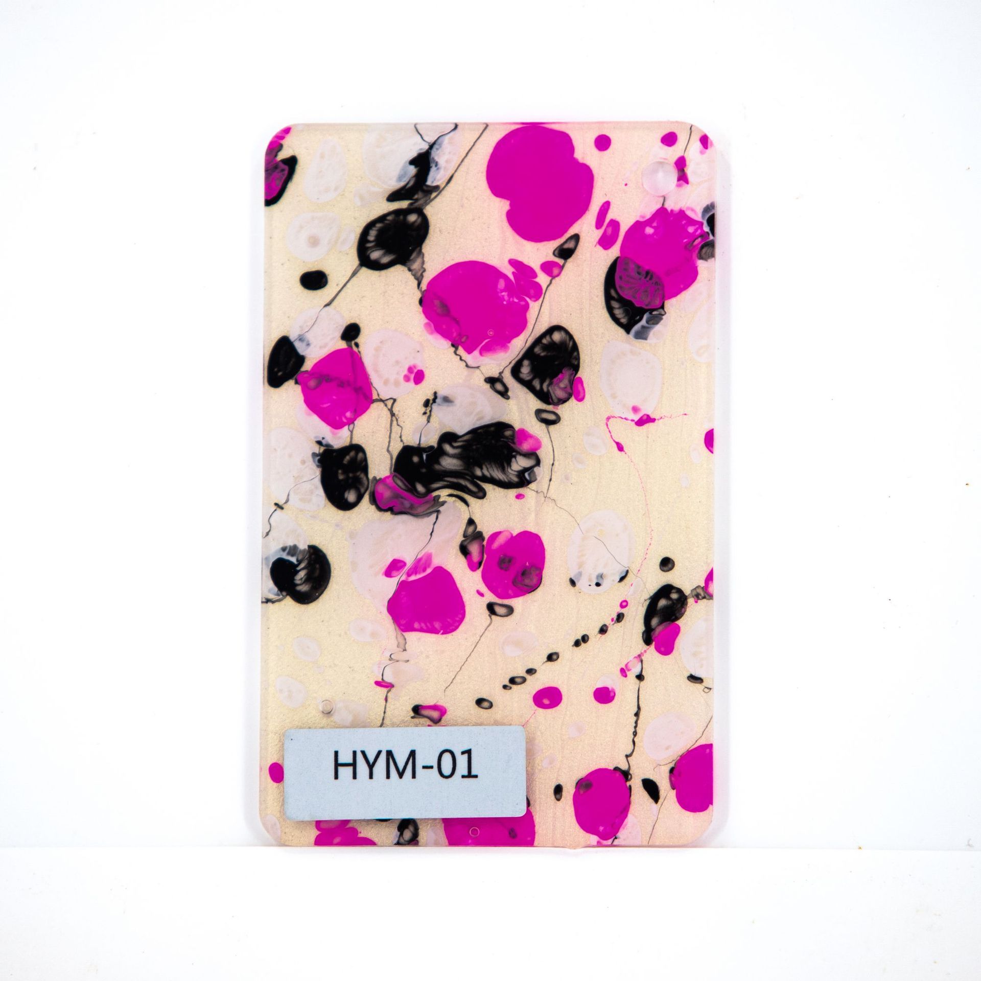 Acrylic Plate Colorful Water Drop Pattern Decorative Plate Pmma Plexiglass Cast Fancy Plate Pmma Plate