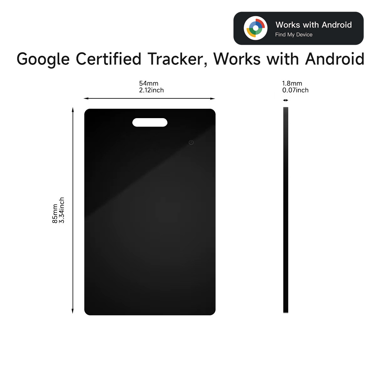 Google Find Card Wallet Anti-Lost Device Global Find Wireless Charging Tracking Remote Positioning Card Anti-Lost Device