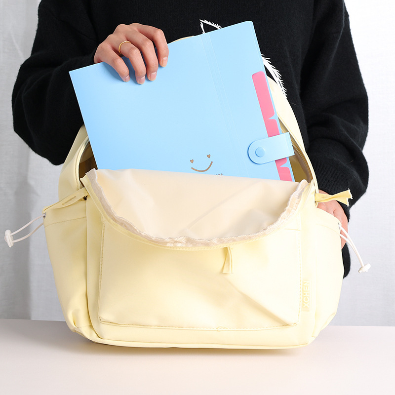 Multi-Layer A4 Accordion Bag Test Paper Storage Bag Information Folder Customized Student Office Special Cartoon Large Capacity